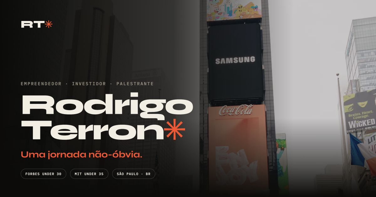 Preview social oficial da marca Rodrigo Terron